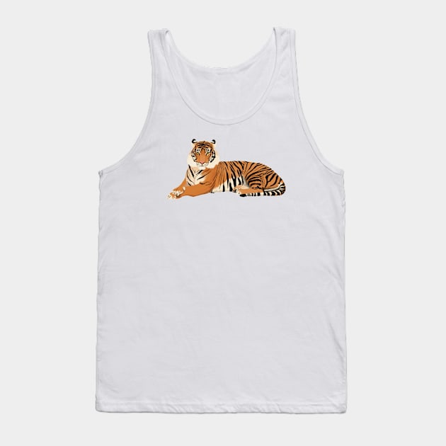 Tiger Tank Top by College Mascot Designs